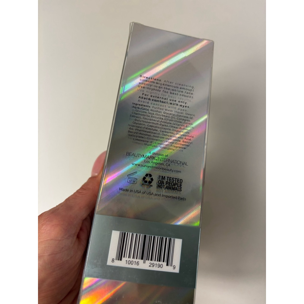 Sun + Moon Face and Neck Cream 5.1 fl oz Blue New In Box - Picture 9 of 11